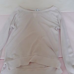Baby pink long sleeve top